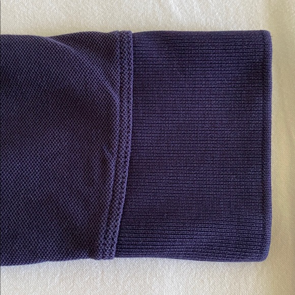 Lilly Pulitzer Sweetie Polo Long Sleeve Navy with grosgrain ribbon size Medium - Picture 9 of 14